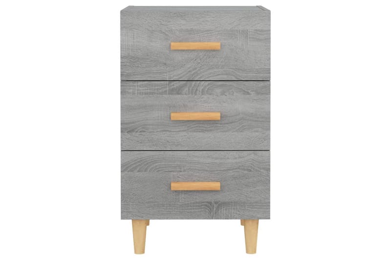 beBasic sengebord 40x40x66 cm konstrueret træ grå sonoma-eg - GrÃ¥ - Møbler - Borde - Aflastningsbord - Sengebord