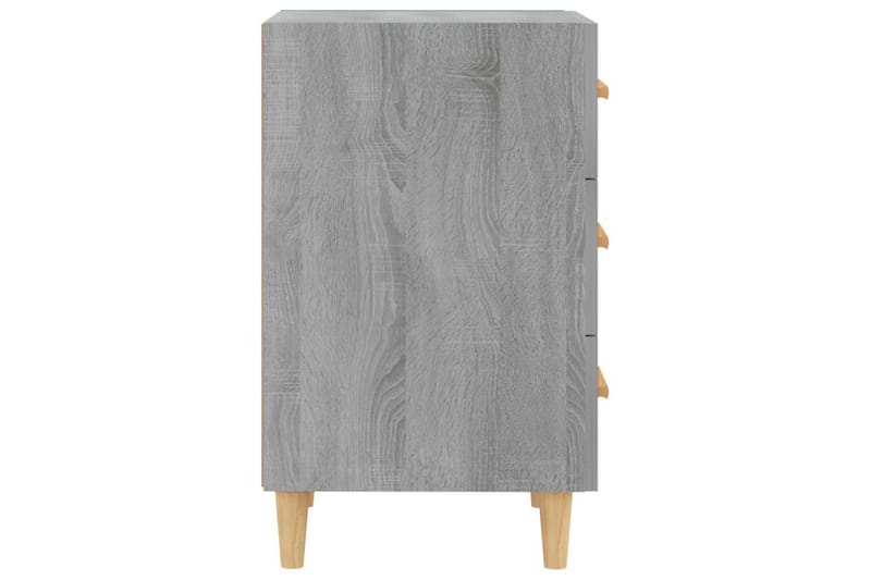 beBasic sengebord 40x40x66 cm konstrueret træ grå sonoma-eg - GrÃ¥ - Møbler - Borde - Aflastningsbord - Sengebord