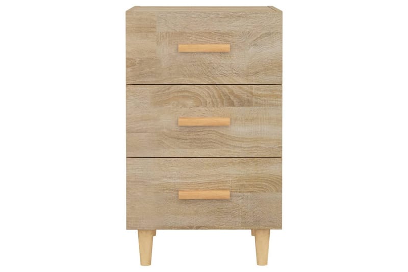 beBasic sengebord 40x40x66 cm konstrueret træ sonoma-eg - Brun - Møbler - Borde - Aflastningsbord - Sengebord