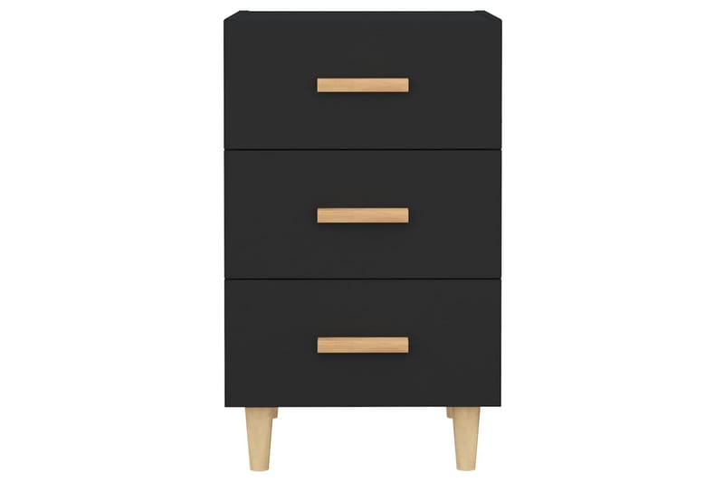 beBasic sengebord 40x40x66 cm konstrueret træ sort - Sort - Møbler - Borde - Aflastningsbord - Sengebord
