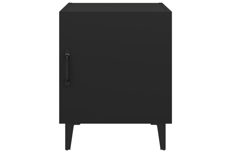 beBasic sengebord konstrueret træ sort - Sort - Møbler - Borde - Aflastningsbord - Sengebord