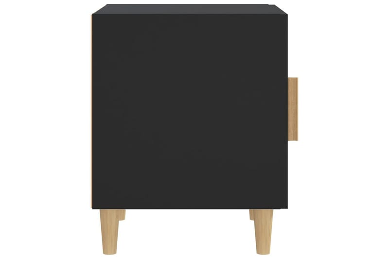 beBasic sengebord konstrueret træ sort - Sort - Møbler - Borde - Aflastningsbord - Sengebord