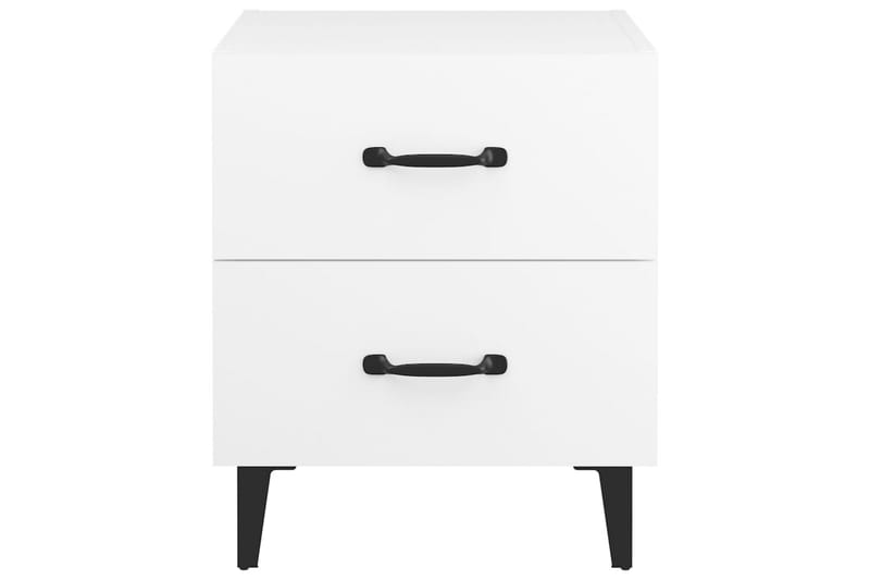 beBasic sengeborde 2 stk. 40x35x47,5 cm hvid - Hvid - Møbler - Borde - Aflastningsbord - Sengebord