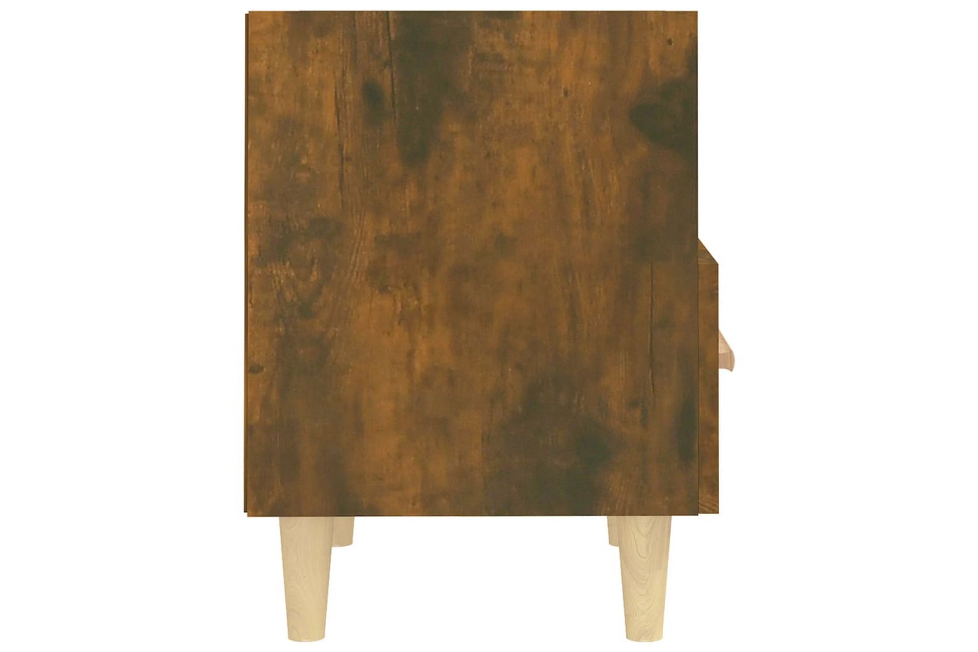 beBasic sengeborde 2 stk. 40x35x47 cm røget egetræsfarve - Brun - Møbler - Borde - Aflastningsbord - Sengebord