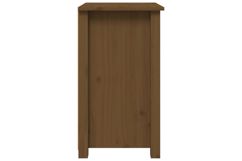 beBasic sengeborde 2 stk. 40x35x61,5 cm massivt fyrretræ gyldenbrun - Brun - Møbler - Borde - Aflastningsbord - Sengebord