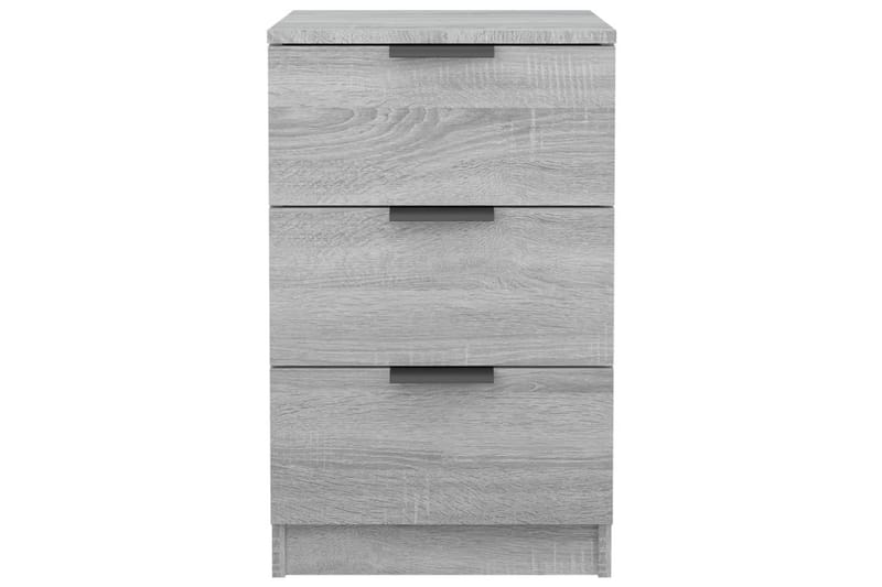 beBasic sengeborde 2 stk. 40x36x65 cm grå sonoma-eg - GrÃ¥ - Møbler - Borde - Aflastningsbord - Sengebord