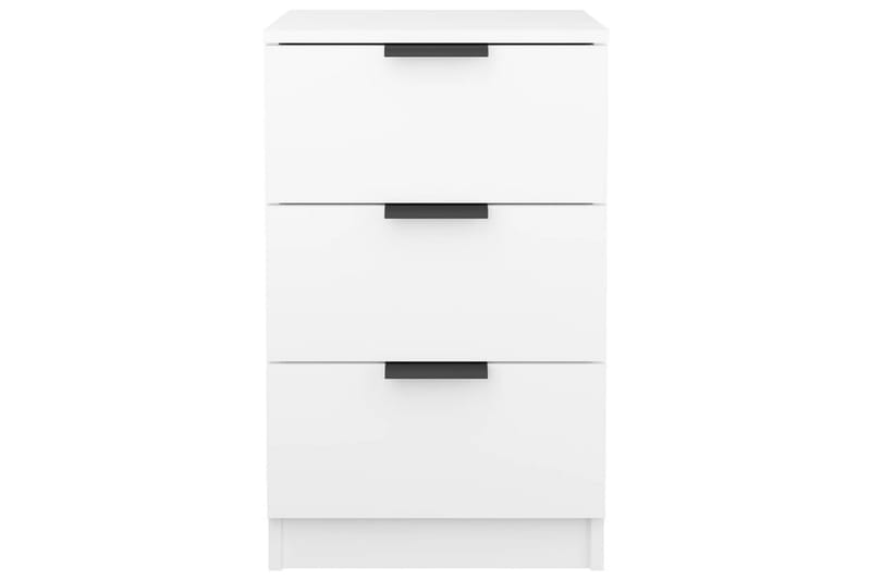 beBasic sengeborde 2 stk. 40x36x65 cm hvid - Hvid - Møbler - Borde - Aflastningsbord - Sengebord