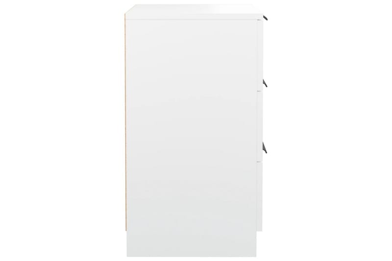 beBasic sengeborde 2 stk. 40x36x65 cm hvid - Hvid - Møbler - Borde - Aflastningsbord - Sengebord