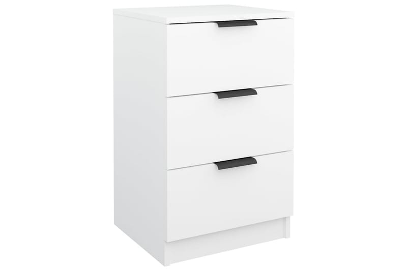 beBasic sengeborde 2 stk. 40x36x65 cm hvid - Hvid - Møbler - Borde - Aflastningsbord - Sengebord