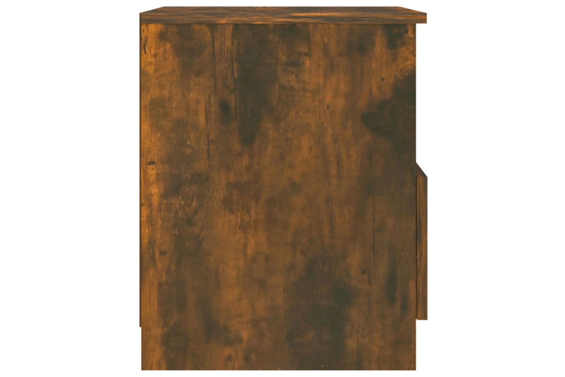 beBasic sengeborde 2 stk. 40x40x50 cm konstrueret træ røget egetræ - Brun - Møbler - Borde - Aflastningsbord - Sengebord