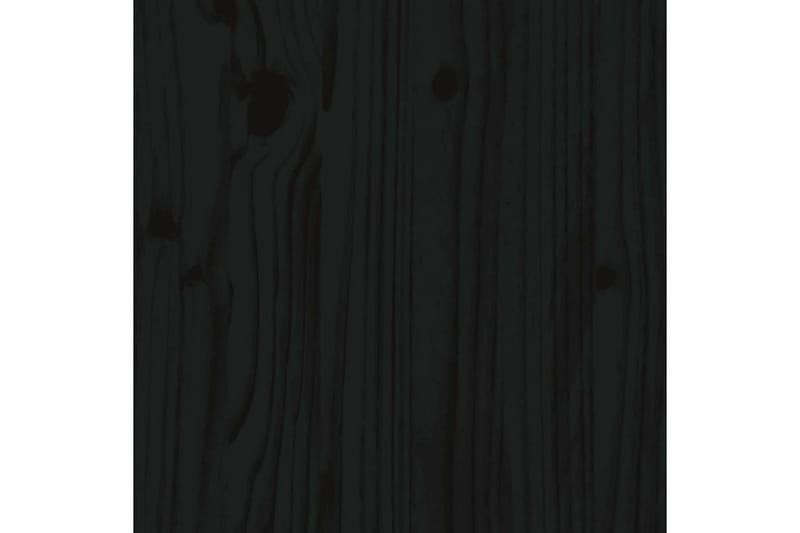 beBasic sengeborde 2 stk. 50x35x61,5 cm massivt fyrretræ sort - Sort - Sengebord
