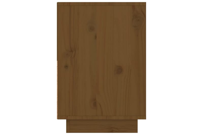 beBasic sengeborde 2 stk. 60x34x51 cm massivt fyrretræ gyldenbrun - Brun - Møbler - Borde - Aflastningsbord - Sengebord