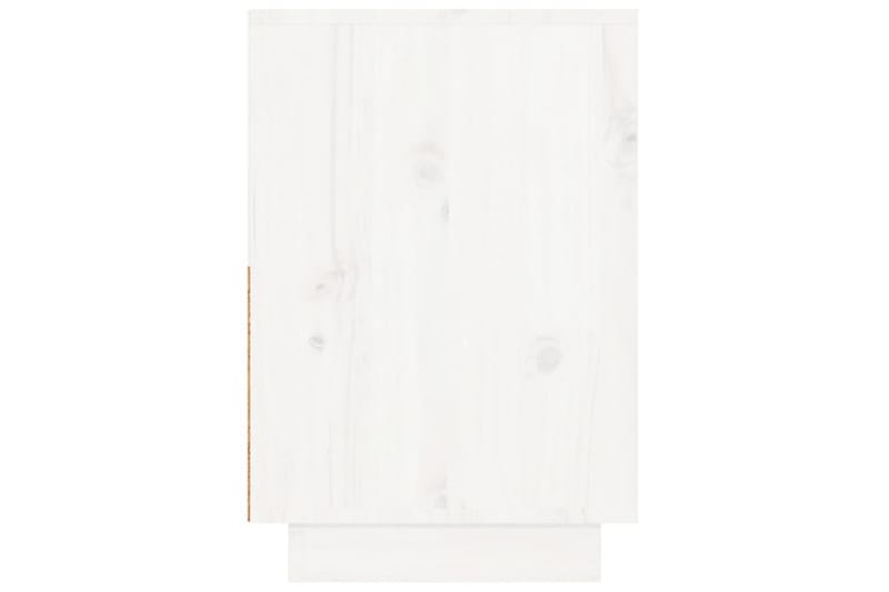 beBasic sengeborde 2 stk. 60x34x51 cm massivt fyrretræ hvid - Hvid - Møbler - Borde - Aflastningsbord - Sengebord