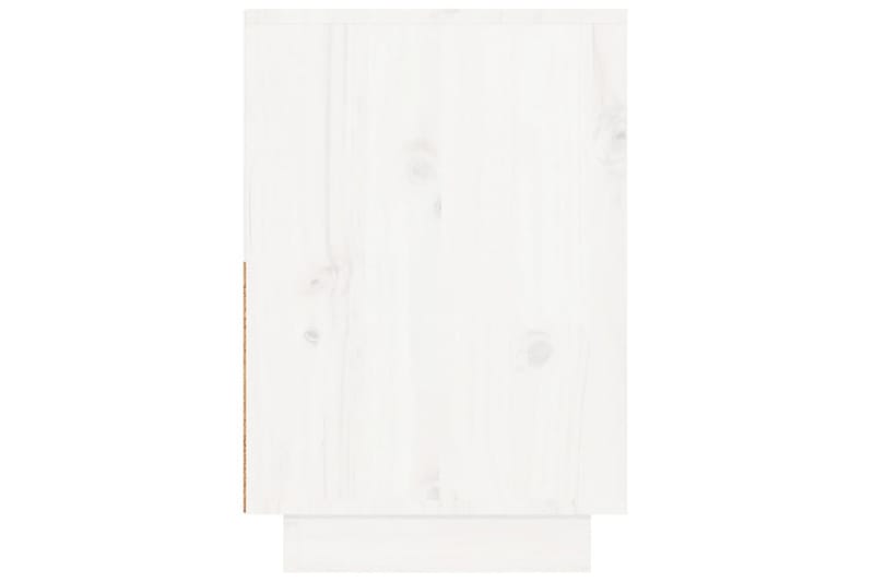 beBasic sengeborde 2 stk. 60x34x51 cm massivt fyrretræ hvid - Hvid - Sengebord