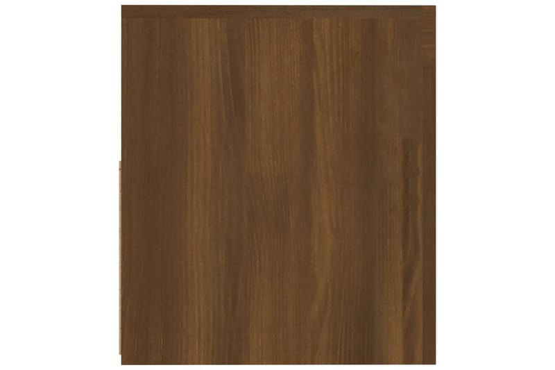 beBasic sengeborde 2 stk. 60x35x40 cm med LED-lys brun egetræsfarve - Brun - Møbler - Borde - Aflastningsbord - Sengebord