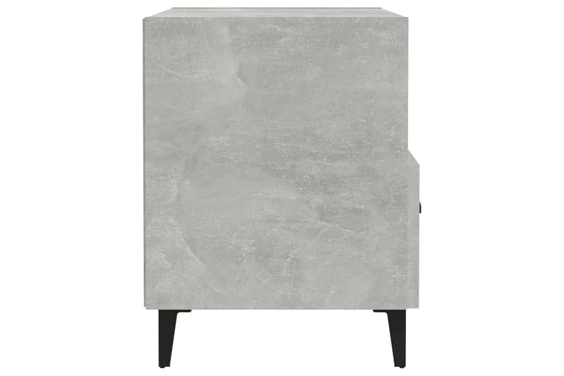 beBasic sengeborde 2 stk. konstrueret træ betongrå - GrÃ¥ - Møbler - Borde - Aflastningsbord - Sengebord