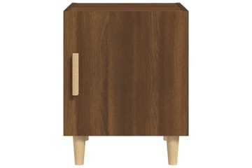 beBasic sengeborde 2 stk. konstrueret træ brun egetræsfarve - Brun - Møbler - Borde - Aflastningsbord - Sengebord