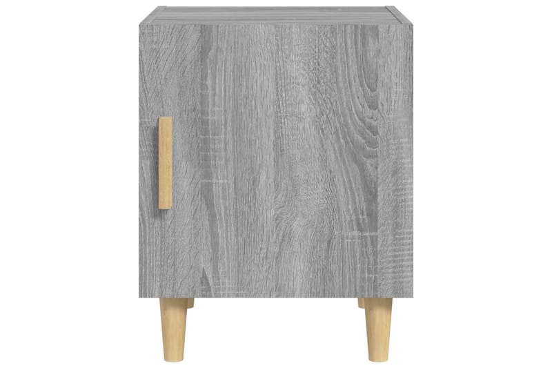 beBasic sengeborde 2 stk. konstrueret træ grå sonoma-eg - GrÃ¥ - Sengebord