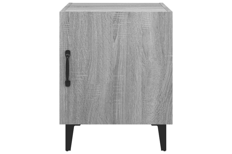 beBasic sengeborde 2 stk. konstrueret træ grå sonoma-eg - GrÃ¥ - Møbler - Borde - Aflastningsbord - Sengebord