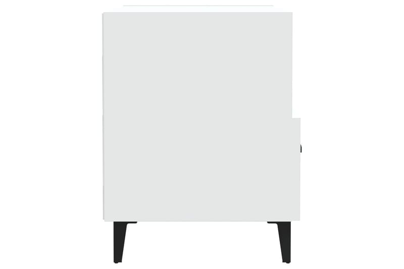 beBasic sengeborde 2 stk. konstrueret træ hvid - Hvid - Møbler - Borde - Aflastningsbord - Sengebord