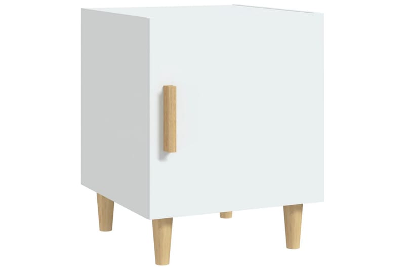 beBasic sengeborde 2 stk. konstrueret træ hvid - Hvid - Møbler - Borde - Aflastningsbord - Sengebord