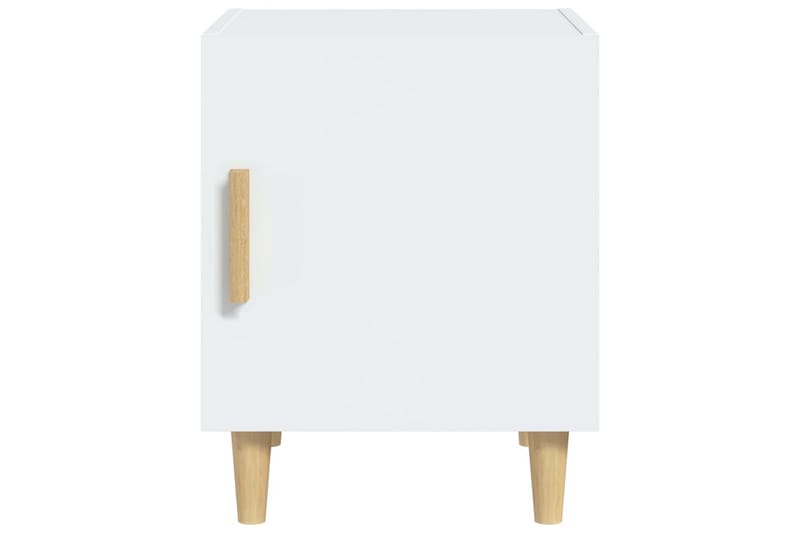 beBasic sengeborde 2 stk. konstrueret træ hvid - Hvid - Møbler - Borde - Aflastningsbord - Sengebord