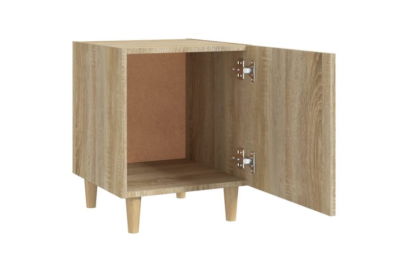 beBasic sengeborde 2 stk. konstrueret træ sonoma-eg - Brun - Møbler - Borde - Aflastningsbord - Sengebord