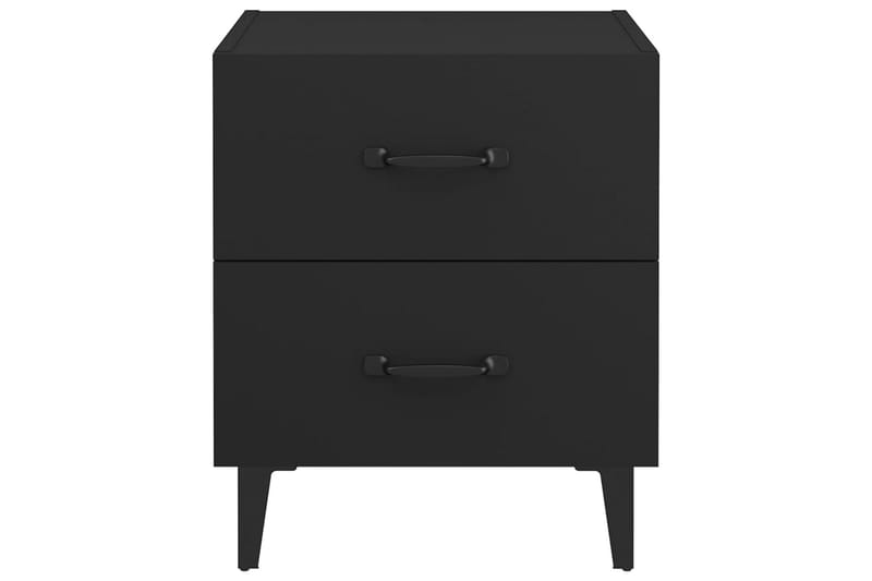 beBasic sengeborde 40x35x47,5 cm 2 stk. sort - Sort - Møbler - Borde - Aflastningsbord - Sengebord