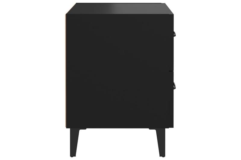 beBasic sengeborde 40x35x47,5 cm 2 stk. sort - Sort - Møbler - Borde - Aflastningsbord - Sengebord
