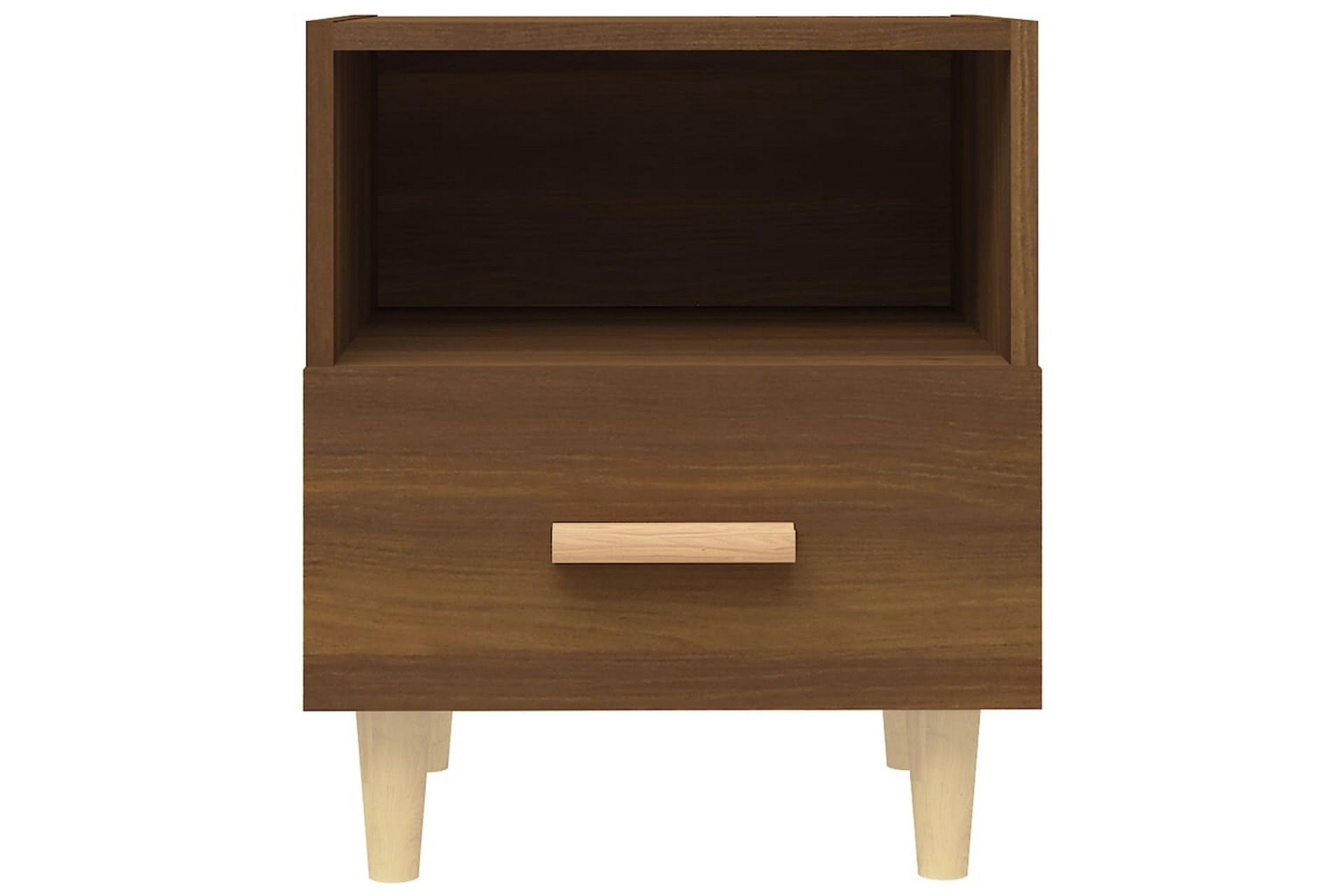 beBasic sengeborde 40x35x47 cm 2 stk. brun egetræsfarve - Brun - Møbler - Borde - Aflastningsbord - Sengebord