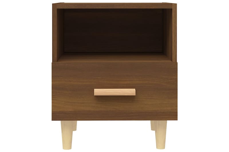 beBasic sengeborde 40x35x47 cm 2 stk. brun egetræsfarve - Brun - Møbler - Borde - Aflastningsbord - Sengebord