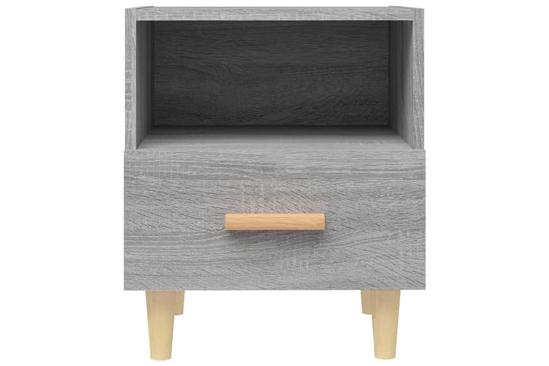 beBasic sengeborde 40x35x47 cm 2 stk. grå sonoma-eg - GrÃ¥ - Møbler - Borde - Aflastningsbord - Sengebord