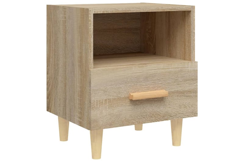 beBasic sengeborde 40x35x47 cm 2 stk. sonoma-eg - Brun - Møbler - Borde - Aflastningsbord - Sengebord