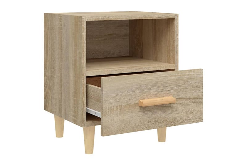 beBasic sengeborde 40x35x47 cm 2 stk. sonoma-eg - Brun - Møbler - Borde - Aflastningsbord - Sengebord