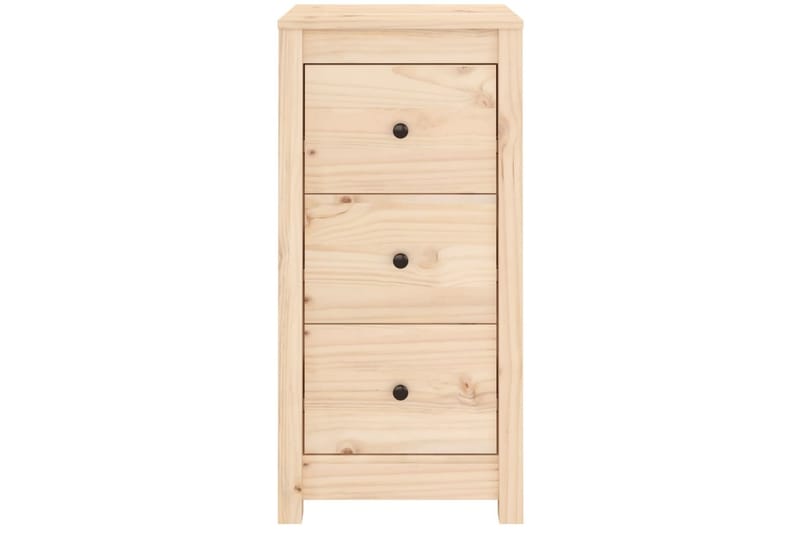 beBasic skænk 40x35x80 cm massivt fyrretræ - Brun - Møbler - Borde - Aflastningsbord - Lampebord