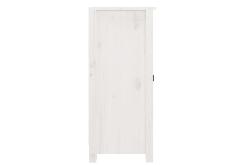 beBasic skænke 2 stk. 40x35x80 cm massivt fyrretræ hvid - Hvid - Møbler - Borde - Aflastningsbord - Lampebord