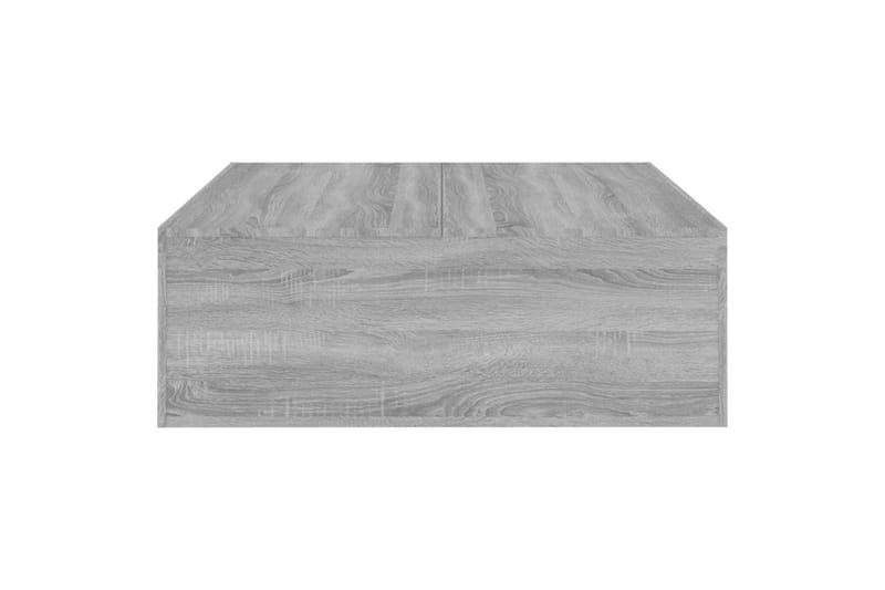 beBasic sofabord 100x100x35 cm konstrueret træ grå sonoma-eg - GrÃ¥ - Møbler - Borde - Aflastningsbord - Lampebord