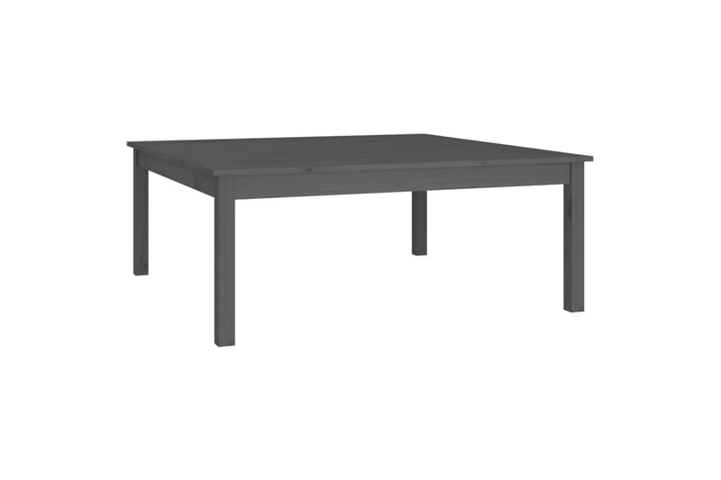 beBasic sofabord 100x100x40 cm massivt fyrretræ grå - GrÃ¥ - Møbler - Borde - Aflastningsbord - Lampebord