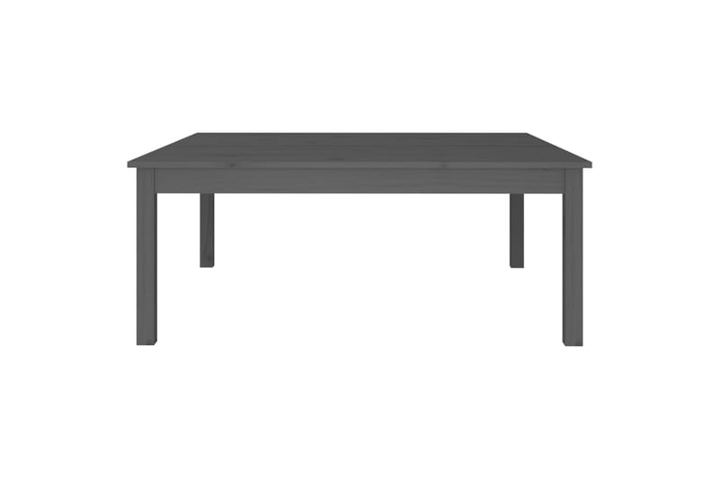 beBasic sofabord 100x100x40 cm massivt fyrretræ grå - GrÃ¥ - Møbler - Borde - Aflastningsbord - Lampebord