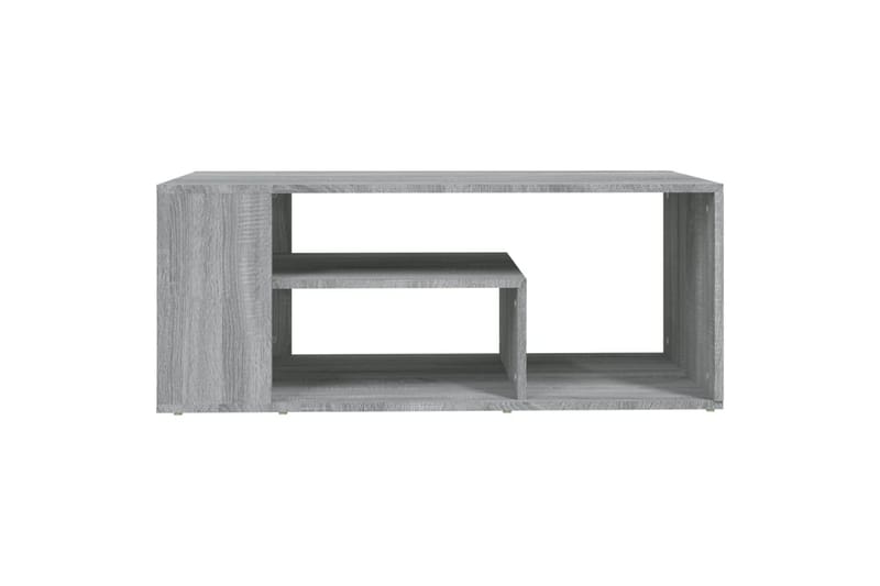 beBasic sofabord 100x50x40 cm konstrueret træ grå sonoma-eg - GrÃ¥ - Møbler - Borde - Aflastningsbord - Lampebord