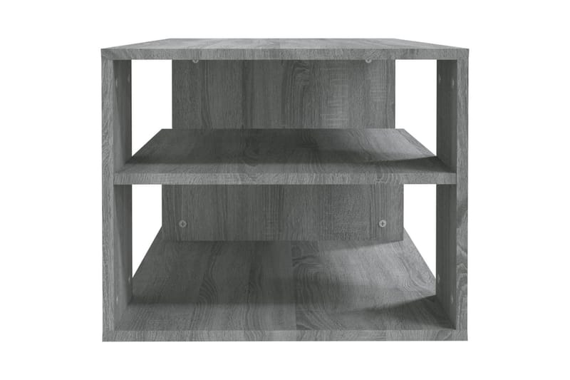 beBasic sofabord 100x50x40 cm konstrueret træ grå sonoma-eg - GrÃ¥ - Møbler - Borde - Aflastningsbord - Lampebord