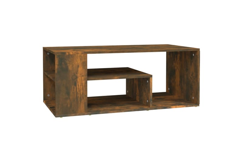 beBasic sofabord 100x50x40 cm konstrueret træ røget egetræsfarve - Brun - Lampebord - Bakkebord & små borde