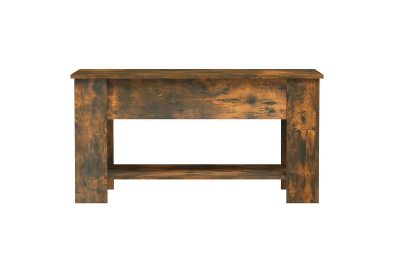 beBasic sofabord 101x49x52 cm konstrueret træ røget egetræsfarve - Brun - Møbler - Borde - Aflastningsbord - Lampebord