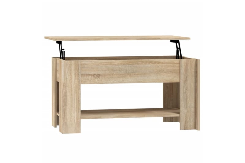beBasic sofabord 101x49x52 cm konstrueret træ sonoma-eg - Brun - Lampebord - Bakkebord & små borde