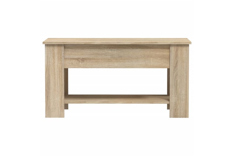 beBasic sofabord 101x49x52 cm konstrueret træ sonoma-eg - Brun - Lampebord - Bakkebord & små borde