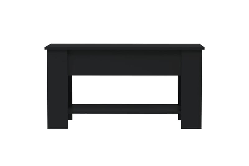 beBasic sofabord 101x49x52 cm konstrueret træ sort - Sort - Møbler - Borde - Aflastningsbord - Lampebord