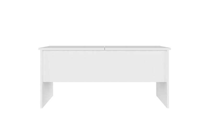 beBasic sofabord 102x50,5x46,5 cm konstrueret træ hvid - Hvid - Møbler - Borde - Aflastningsbord - Lampebord