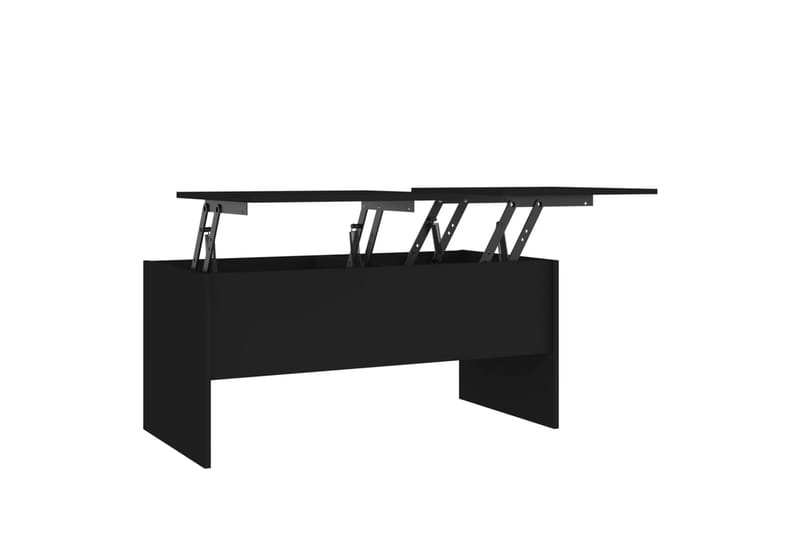beBasic sofabord 102x50,5x46,5 cm konstrueret træ sort - Sort - Møbler - Borde - Aflastningsbord - Lampebord