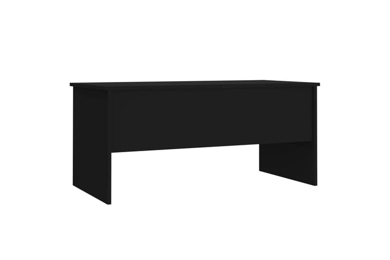 beBasic sofabord 102x50,5x46,5 cm konstrueret træ sort - Sort - Møbler - Borde - Aflastningsbord - Lampebord