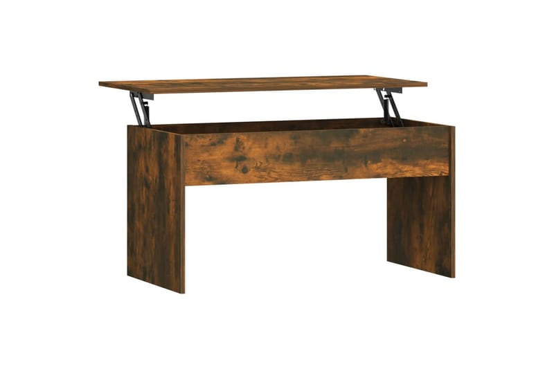 beBasic sofabord 102x50,5x52,5 cm konstrueret træ røget egetræsfarve - Brun - Lampebord - Bakkebord & små borde